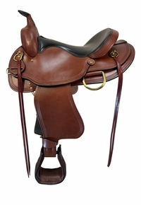 SOLD 2026/09/09d 15.5" Big Horn Arabian Trail Saddle A00900 CLEARANCE