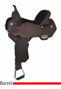 15.5" Circle Y JBN Barrel Saddle 3914 SAVE $150 CLEARANCE