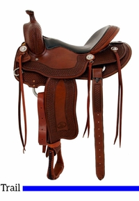 15.5" to 17" Billy Cook Tipton Trail Saddle 1737