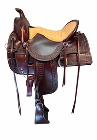 15.5" to 18.5" Tucker Heritage Old West Trail Saddle 377