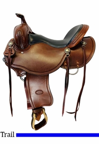 15.5in Billy Cook Low Profile BW Trail Saddle 1990 SAVE $267 CLEARANCE