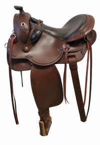 15.5inch DP Saddlery Flex Fit Trail Ranger 1490  Saddle 8846.2