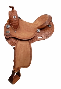 15.5inch DP Saddlery Flex Fit Vario Adjustable Tree 1028 - Canyon Saddle 8907 Free Girth Free Girth