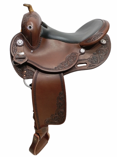 15.5inch DP Saddlery Flex Fit Vario Adjustable Tree 1028 - Canyon Saddle 8963