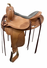 15.5inch DP Saddlery Flex Fit Vario Adjustable Tree 1300 - Nevada Saddle 6280 Free Girth Free Girth