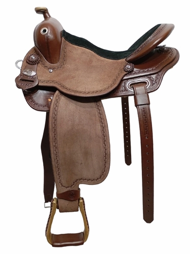 15.5inch DP Saddlery Flex Fit Vario Adjustable Tree 1460 - Trail Ranger Saddle 9430.1 Free Girth Free Girth