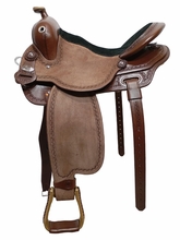 15.5inch DP Saddlery Flex Fit Vario Adjustable Tree 1460 - Trail Ranger Saddle 9430.1 Free Girth Free Girth