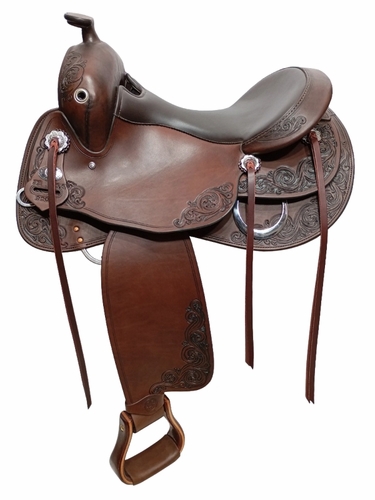 15.5inch DP Saddlery Flex Fit Vario Adjustable Tree 2207 Saddle 8959