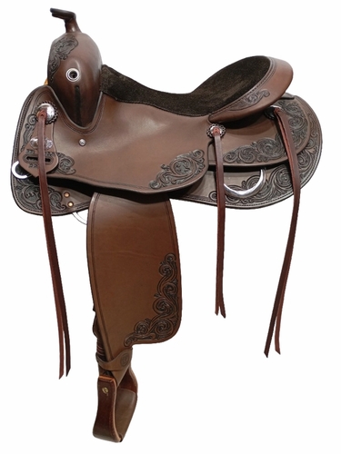 15.5inch DP Saddlery Flex Fit Vario Adjustable Tree 2207 Saddle 9051