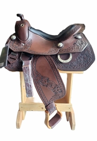 15.5inch DP Saddlery Flex Fit Vario Adjustable Tree 2212 Saddle 6447