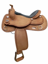 15.5inch DP Saddlery Trainer Roughout Saddle 2206-9108