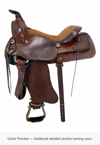 15.5Inch Used Action Company Trail Saddle Wide Tree 21541