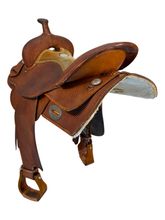 15.5Inch Used Alamo Saddlery Trail Saddle Medium Tree 1050