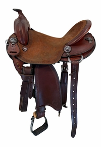 15.5Inch Used Allegany Mountain Saddlery Trail Saddle Medium Tree