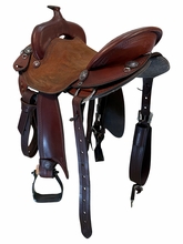 15.5Inch Used Allegany Mountain Saddlery Trail Saddle Medium Tree