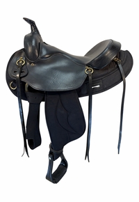 SOLD 2026/01/06e  15.5Inch Used Big Horn Cordura Trail Saddle Medium Tree 284