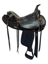 SOLD 2026/01/06e 15.5Inch Used Big Horn Cordura Trail Saddle Medium Tree 284
