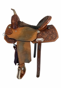 15.5Inch Used Billy Cook Barrel Saddle Wide Tree