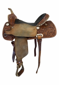 15.5Inch Used Billy Cook Halfbreed Barrel Saddle Wide Tree 2010