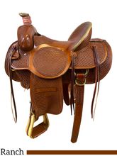 PRICE REDUCED! 15.5Inch Used Billy Cook High Country Rancher Saddle 2175 *Free Shipping*