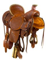 PRICE REDUCED! 15.5Inch Used Billy Cook High Country Rancher Saddle 2175 *Free Shipping*