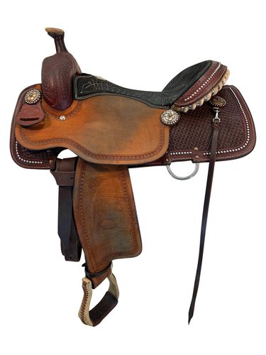 15.5Inch Used Billy Cook Ladies All Around Saddle 2042