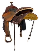 15.5Inch Used Billy Cook Ladies All Around Saddle 2042