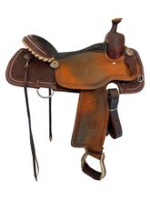 15.5Inch Used Billy Cook Ladies All Around Saddle 2042