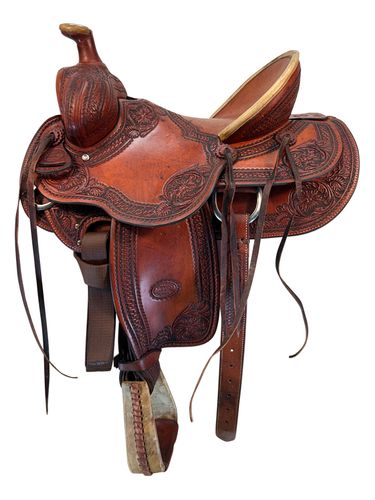 15.5Inch Used Billy Cook Nebraska Rancher Ranch Saddle 2805
