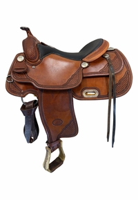 15.5Inch Used Billy Cook Pro Reiner Saddle Wide Tree 9602
