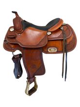 15.5Inch Used Billy Cook Pro Reiner Saddle Wide Tree 9602