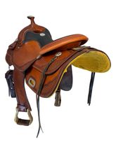 15.5Inch Used Billy Cook Pro Reiner Saddle Wide Tree 9602