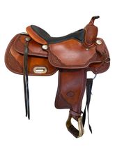 15.5Inch Used Billy Cook Pro Reiner Saddle Wide Tree 9602