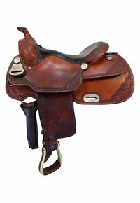 15.5Inch Used Billy Cook Pro Reiner Saddle Wide Tree 9602