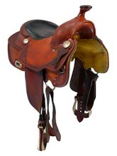 SOLD 2026/02/07 15.5Inch Used Billy Cook Pro Reiner Saddle Wide Tree 9602