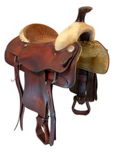 15.5Inch Used Billy Cook Roping Saddle 2024
