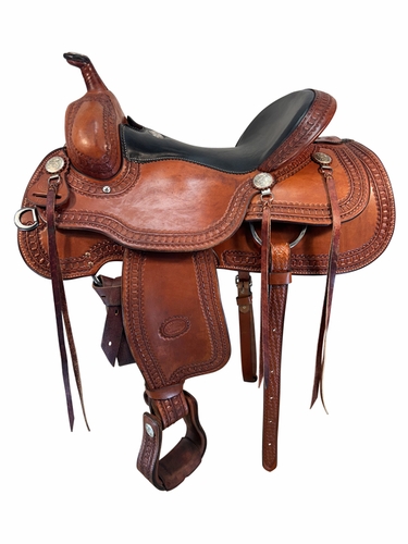 15.5Inch Used Billy Cook Trail Saddle 1777