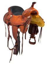 15.5Inch Used Billy Cook Trail Saddle 1777