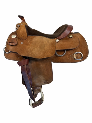 15.5Inch Used Billy Cook Training Saddle Wide Tree 9030