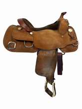 15.5Inch Used Billy Cook Training Saddle Wide Tree 9030