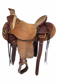 15.5Inch Used Billy Cook Wade Ranch Saddle 2281