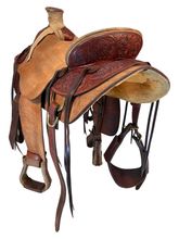 SOLD 2025/10/21 15.5Inch Used Billy Cook Wade Ranch Saddle 2281