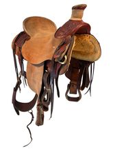 SOLD 2025/10/21 15.5Inch Used Billy Cook Wade Ranch Saddle 2281