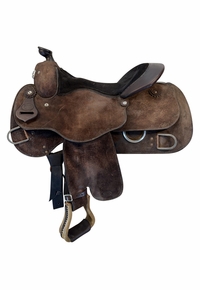15.5Inch Used Billy Royal Training Saddle Wide Tree