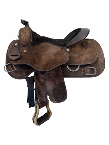 15.5Inch Used Billy Royal Training Saddle Wide Tree