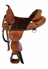 15.5Inch Used Bob Marshall Treeless Trail Saddle