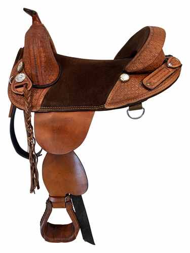 SOLD 2025/11/05e  15.5Inch Used Bob Marshall Treeless Trail Saddle