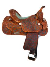 15.5Inch Used Burns Saddlery Barrel Saddle