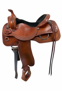 15.5Inch Used C.W Wiley Reining Saddle Medium Tree