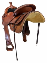 15.5Inch Used C.W Wiley Reining Saddle Medium Tree